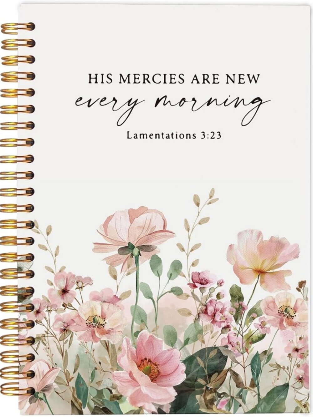 Floral Prayer Journal for Women, Bible Journaling Notebook, Christian Gift